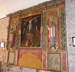 Le retable du XVIIe&nbsp;siècle.