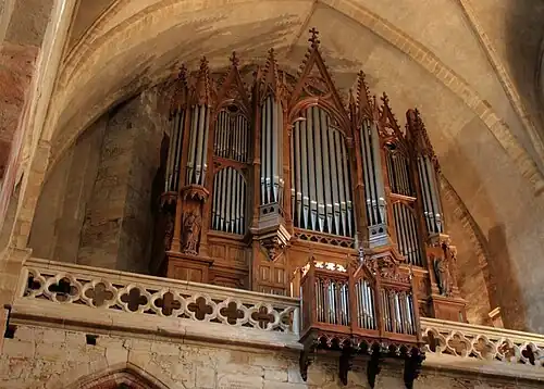 Abbatiale Saint-Volusien de Foix, grand orgue (40 jeux).