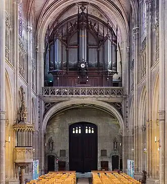 Tribune de l'orgue.