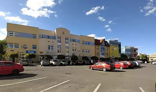 Immeubles du nouveau centre.