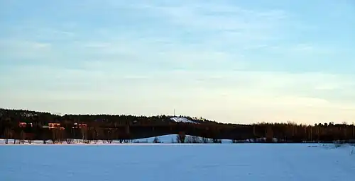 Ormberget en février.