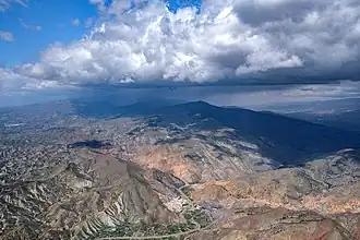 Alboloduy et les environs,vue vers le nord