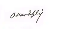 signature de Óscar Esplá