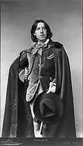 Oscar Wilde à New York, 1882, par Napoléon Sarony.