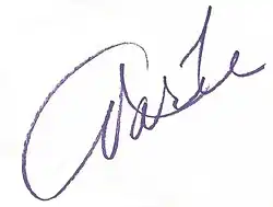 signature de Marie Osmond