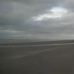 vue de la plage libre de tout obstacle