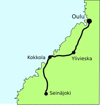 Voir la carte de la ligne.