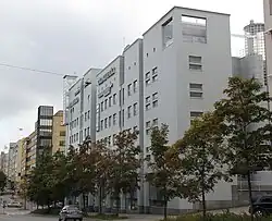 Bureaux des éditeurs Otavamedia : Länsi-Pasila, Helsinki (1986, Ilmo Valjakka).