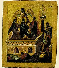 Icône, école de Novgorod.