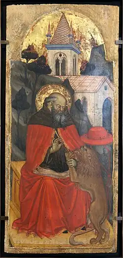Saint Jérôme guérissant le lion, Avignon, musée du Petit Palais.