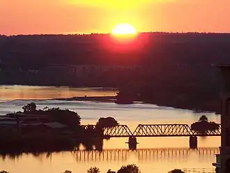 Vue d'une partie du pont.