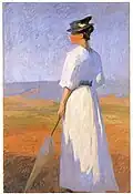 Femme en blanc