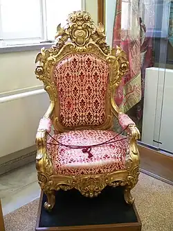 Trône ottoman.