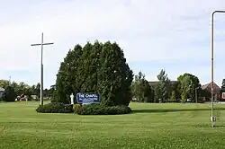 L'entrée du sanctuaire.