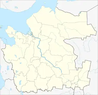 Voir sur la carte administrative de l'oblast d'Arkhangelsk