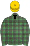 McAlpine tartan, gold cap