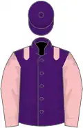 Purple, pink epaulets and sleeves