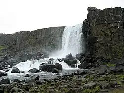 La cascade Öxarárfoss.
