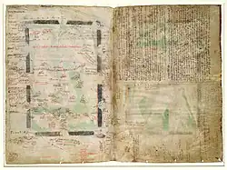 Une carte détaillée de la Palestine du 13e&nbsp;siècle