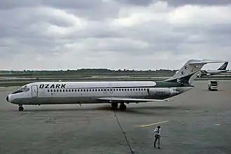 N994Z, le Douglas DC-9 impliqué dans l'accident, ici photographié en septembre 1979.