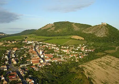 Pavlov : vue aérienne.