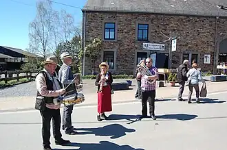 Musiciens lors de la fête du livre en 2022.