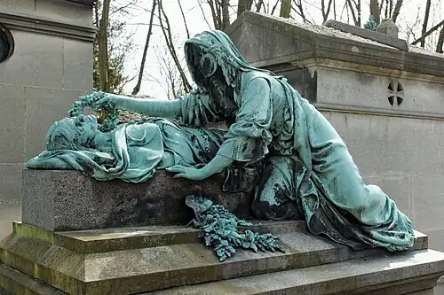 Tombe de Mme&nbsp;Moris (1877), Paris, cimetière du Père-Lachaise.