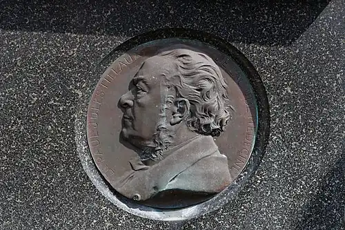 Paul Tillaux de l'Académie de médecine, Paris, cimetière du Père-Lachaise.
