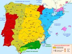 La Reconquista en 1314.