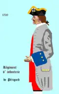 Régiment de Périgord de 1720 à 1734