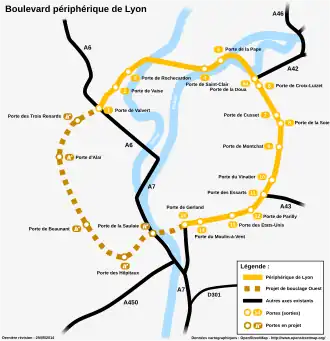 Carte de la route.