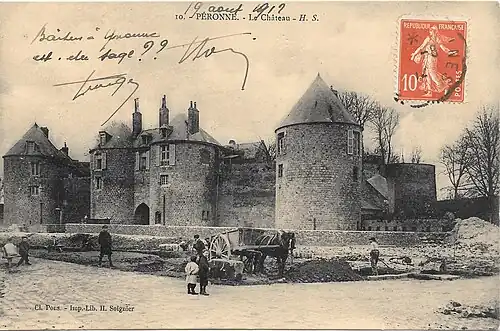 Le château vers 1910.