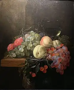 Pêche et raisin, n. d.