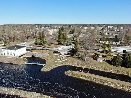 La Põltsamaa et la Échelle à poissons