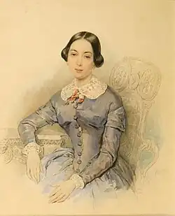 Portrait de la princesse Alexandra Alexandrovna Galitzine (vers 1845)