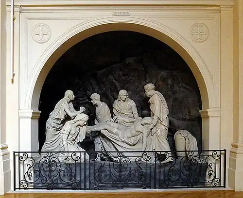 Mise au tombeau, Louis Pierre Deseine.