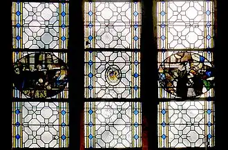 Vitrail XVIe&nbsp;siècle (médaillons).