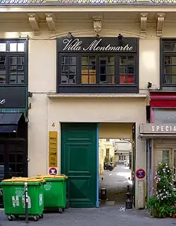No&nbsp;4, la villa Montmartre.