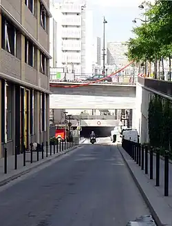 La rue Watt après les travaux de 2007, vue de la rue Albert-Einstein.