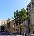 Façade, sur la rue Boissière, du musée Guimet.