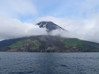 Le Kanaga vu depuis la mer en 2008.