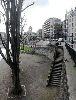 Vue de la place de la Bataille-de-Stalingrad.