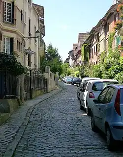 Une rue en forte pente…