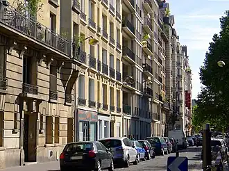 Vue du boulevard au niveau du No&nbsp;180.