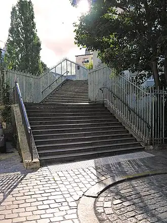 Passerelle de la Mare en 2012