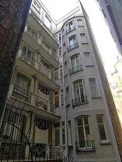 Façade arrière du no&nbsp;8.