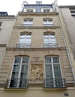 Façade de la maison de l’Annonciation, au no&nbsp;89.