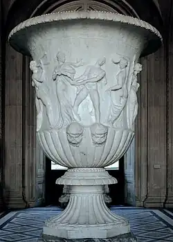 Vase Borghèse. Marbre, H. 1,71&nbsp;m. Entre 100 et 25. Louvre