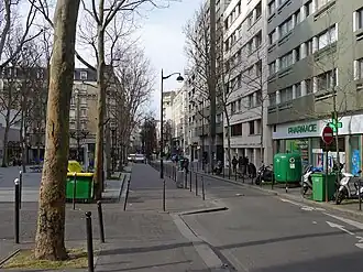 Les grands immeubles.