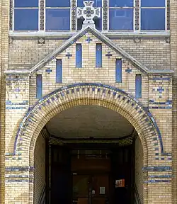 Détail du portail.